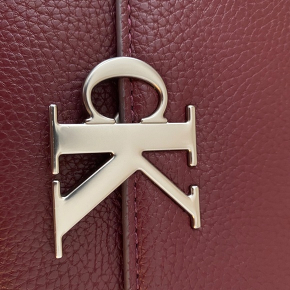 Maroon Crossbody Satchel - Picture 6 of 10